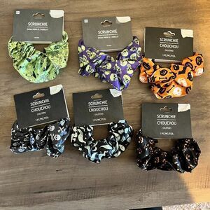 NEW Halloween Scrunchies NWT